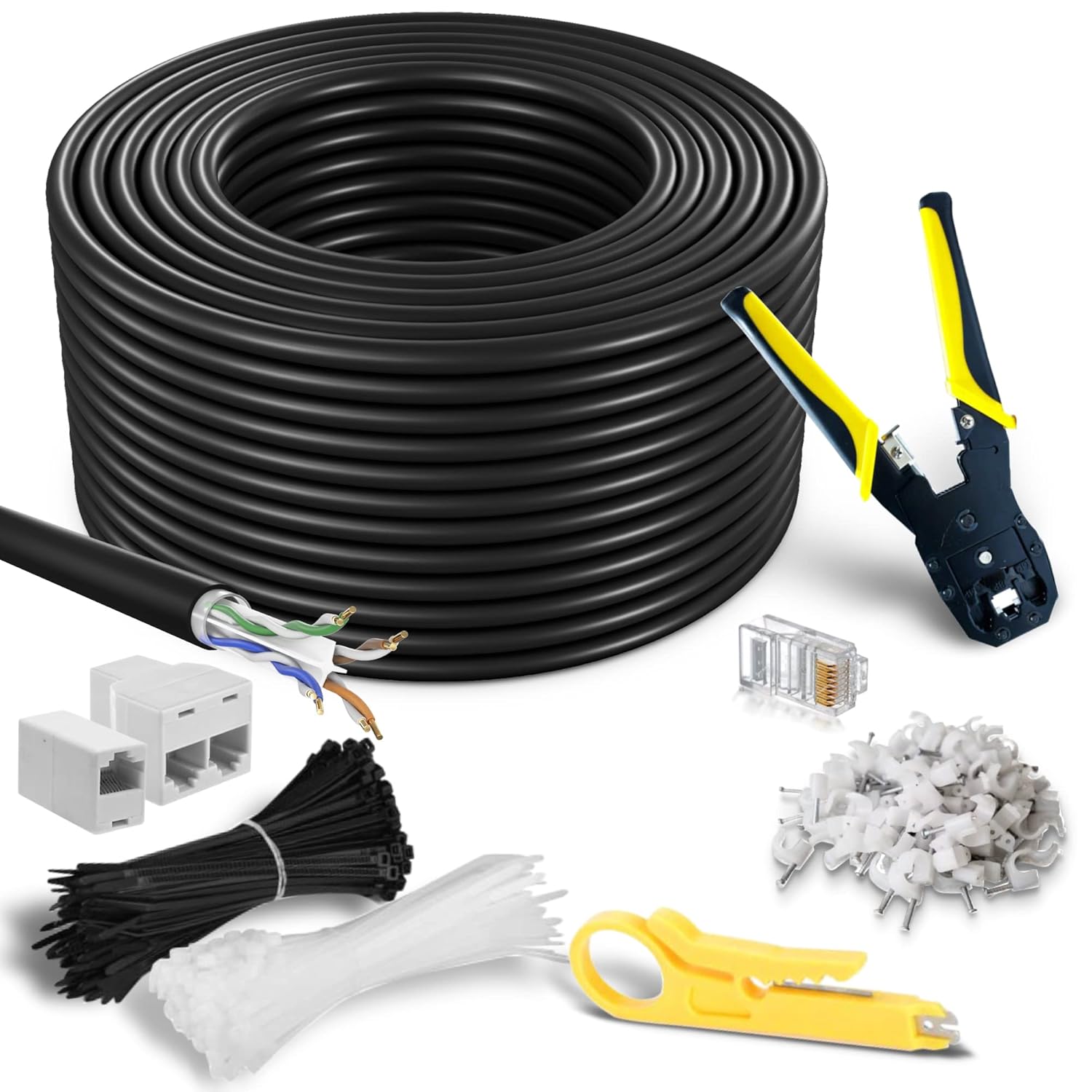 Cat 6 Heavy Duty 1M Outdoor Cable